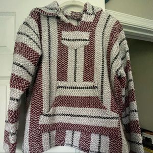 multi color weaven sweatshirt